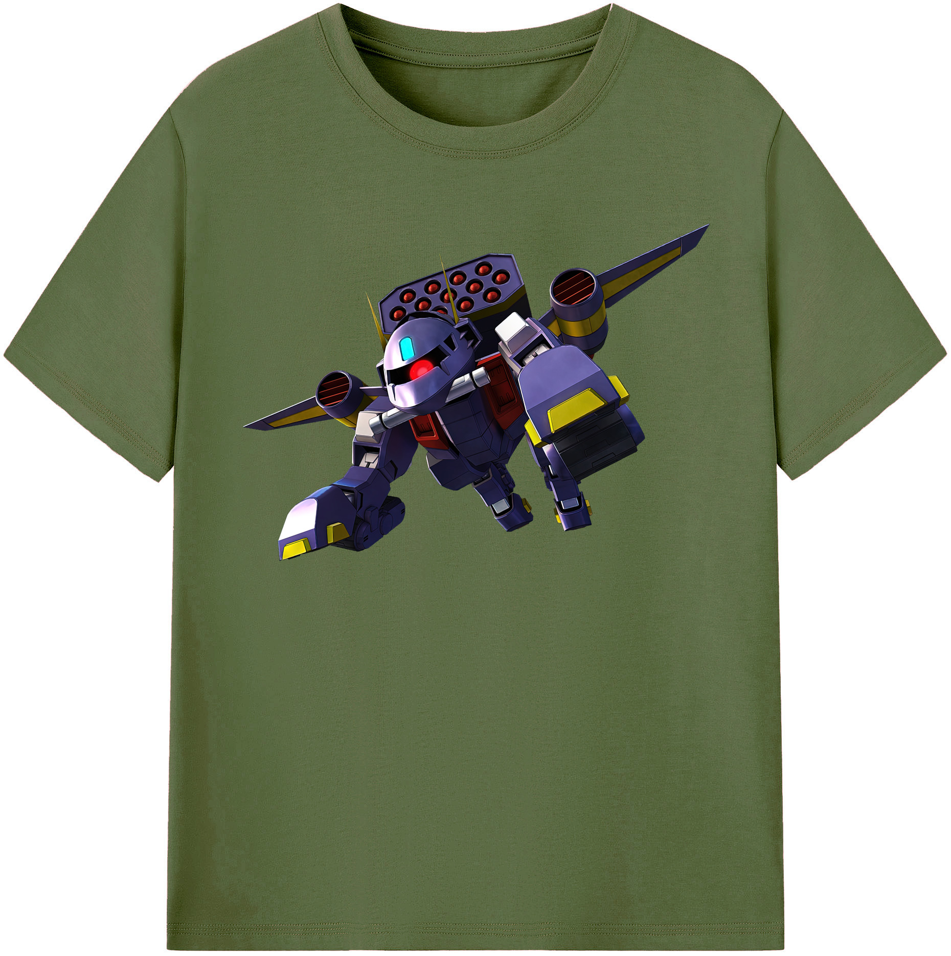 （画像用） 機動戦士ガンダム Mobile Suit Gundam 綿100％半袖Tシャツ（フロントプリント）